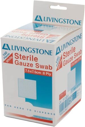 Liv Gauze Swabs 7.5 x 7.5 cm x 8 pl...