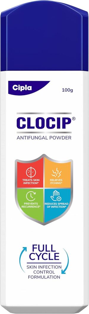 Cipla Clocip Antifungal Powder 100g...