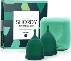 Shordy Menstrual Cup, Set of 2 with...