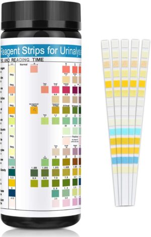 JUMXSRLE Urinalysis Test Strips, 14...