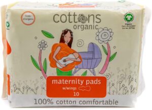 Cottons Maternity Pads w/wings 10 (...