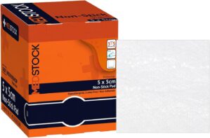 MEDSTOCK Non-Stick Pad, 5CM X 5CM, ...