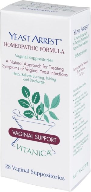Vitanica Yeast Arrest Vaginal Suppo...