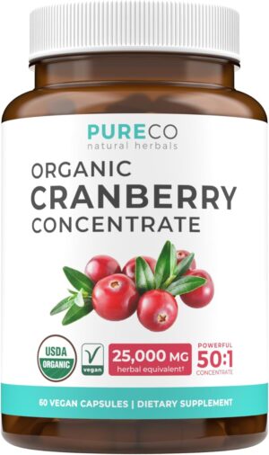 Organic Cranberry Pills – 50:...