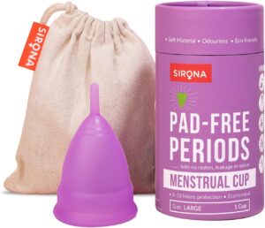 Sirona Reusable Menstrual Cup Large...