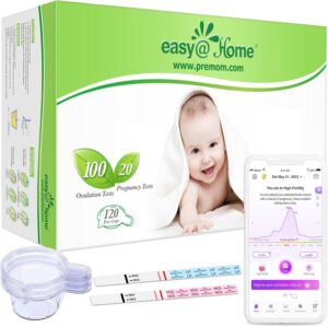 Easy@Home 100 Ovulation Test and 20...