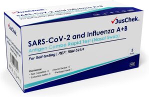 JusChek 3-in-1 Combo Test 5 PACK, I...