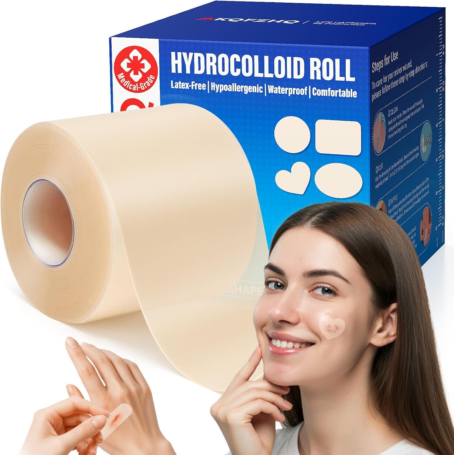 Medical Grade Hydrocolloid Roll for...