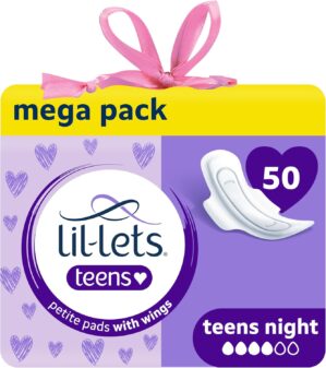 Lil-Lets Teens Night Pads with Wing...
