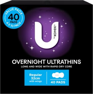 U BY KOTEX Ultrathins Overnight Pad...