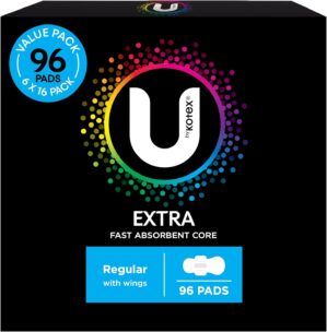 U by Kotex Extra Pads Regular with ...