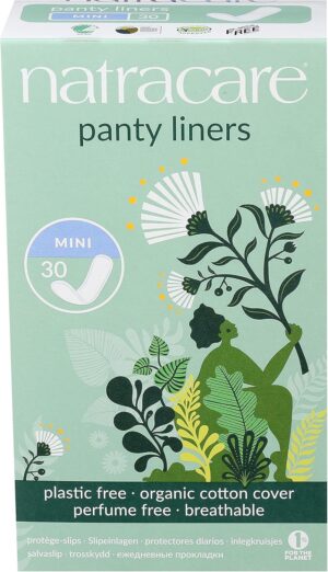 Natracare Mini Panty Liners 30 Pack...