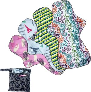 4PCS Overnight Pads 13.5inch Reusab...