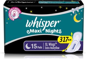 Whisper Maxi Overnight Sanitary Pad...