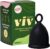 Viv for Your V Small Premium Menstrual Cups, Ring Stem for Easy Removal, Soft Tampon Alternative for Active Lifestyle, Comfortable 12 Hour Wear, Medical-Grade Silicone Reusable Period Cup