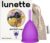 Lunette Menstrual Cup Reusable BPA Free Period Cup with 12-Hour Leak Free Comfort – Soft 100% Medical-Grade Silicone – Eco-Friendly Pad & Tampon Alternative – Vegan – Made in Finland – Size 1 Violet