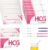 Pregnancy Test Strips, Ovulation Test Strips, Easy at Home Ovulation Strips, 40 LH + 10 HCG Fertility Tests, Ovulation and Pregnancy Test Strip, Early Detection Hygienic Home Testing Combo Kit