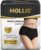 MOLLIS Disposable Period Underwear for Women, Postpartum Panties, Maternity Knickers Heavy Flow Leak Proof, Black, XXlarge, 8 Count