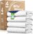 WhyWorry Washable Bed Pads for Adult Incontinence, 86x91cm (Pack of 4) Waterproof Mattress Protector for Bed Wetting, Heavy Absorbent Reusable Underpads for Elderly & Kids, Washable Pee Pads, White