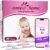 Pregnancy Test Strips Early Detection: Easy@Home 40 x HCG Strips 10mIU/mL, Accurate Early Pregnancy Tests, Sensitive HCG Pregnancy Test Strips with Smart APP, Home Fertility Testing Kit 40 Packs
