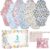 Reusable Menstrual Pads, Cloth Pads for Heavy Flow with Wet Bag, Large Sanitary Pads Set with Wings for Women, Washable Overnight Cloth Panty Pad Liners (Style c)